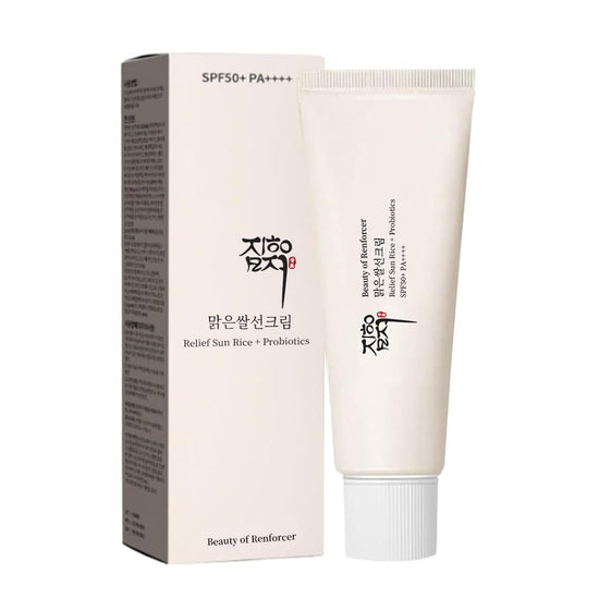 Korean Sunscreen SPF50+ PA++++ - Nourishing UV Defense with Rice & Probiotics - Beauty of  Korean Skincare - for All Skin Types - 50Ml / 1.6 Fl Oz