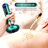 Electric Cupping Massager Vacuum Suction Cup Guasha anti Cellulite Beauty Health Scraping Infrared Heat Body Slimming Massage