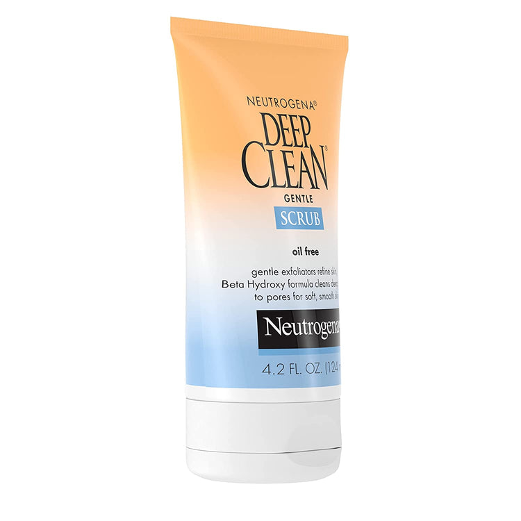 Deep Clean Gentle Daily Facial Scrub, Oil-Free Cleanser, 4.2 Fl Oz